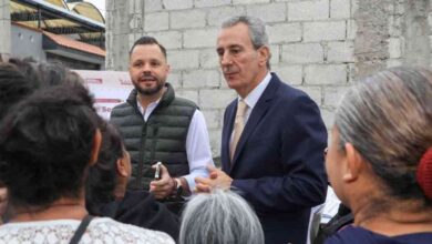 Supervisa Pepe Chedraui obras de pavimentación en la Junta Auxiliar de San Francisco Totimehuacan