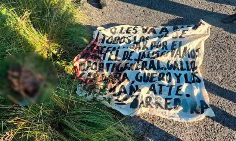 Terror en Tlaxcala_ Encuentran seis cabezas humanas con mensaje de _La Barredora_1