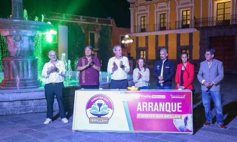 Ayuntamiento de Puebla inicia la rehabilitación de 69 fuentes de la capital