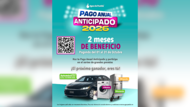 Con 2 meses de beneficio, la rifa de un auto y 60 premios más, Agua de Puebla arranca su “Pago Anual Anticipado 2026”
