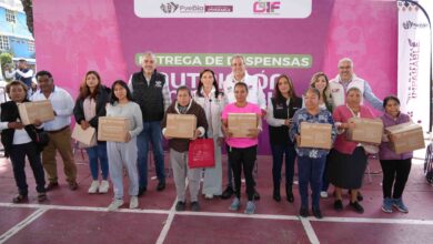 Entregan Pepe Chedraui y MariElise Budib apoyos alimentarios en juntas auxiliares