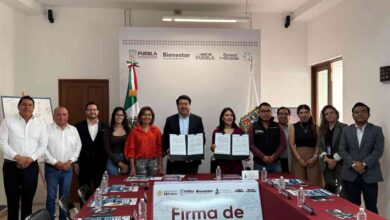 Fortalecen educación e innovación en Puebla_ Secretaría de Bienestar y Colegio de Puebla firman convenio