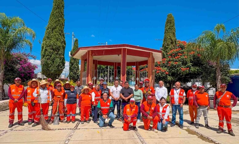 _Limpiando bien y a la primera__ Gobierno de Puebla atiende a las Juntas Auxiliares