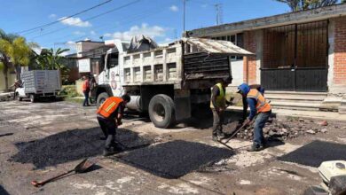 Más de 123 mil baches reparados en Puebla como parte de la campaña del gobierno municipal