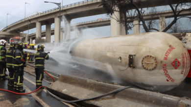 Muere el chofer de la pipa de gas que explotó en el Puente de la Concordia
