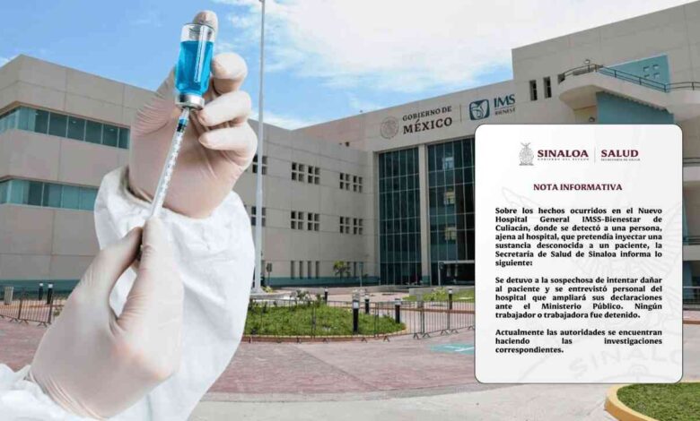 Mujer disfrazada de médico es detenida por intentar asesinar a un paciente en hospital de Culiacán