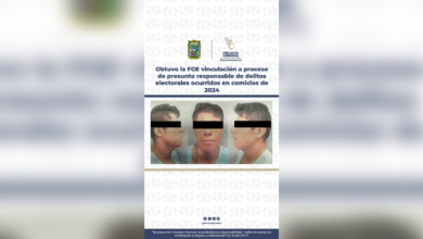 Obtuvo la FGE vinculación a proceso de presunto responsable de delitos electorales ocurridos en comicios de 2024