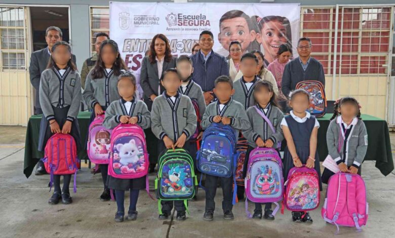Omar Muñoz lleva el programa “Escuela Segura” a otras tres primarias de Cuautlancingo