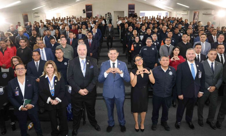 Organismos internacionales colaboran en entrenamiento de cuerpos de Seguridad; Puebla a la vanguardia