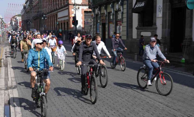 Pepe Chedraui encabeza _Rodada Patrimonial_ para redescubrir Puebla en bicicleta