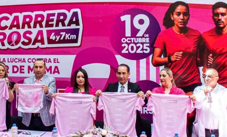 Puebla se viste de rosa_ anuncian la Carrera Rosa 2025 contra el cáncer de mama