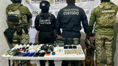 Realizan operativo de seguridad en el penal de Huejotzingo
