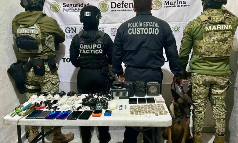 Realizan operativo de seguridad en el penal de Huejotzingo