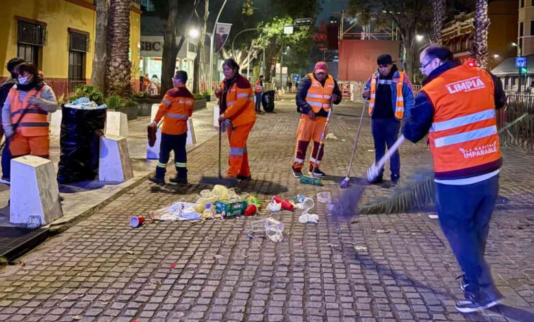 Refuerza OOSL refuerza acciones de limpieza tras el desfile y celebraciones patrias en la capital
