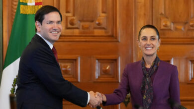 Sheinbaum y rubio