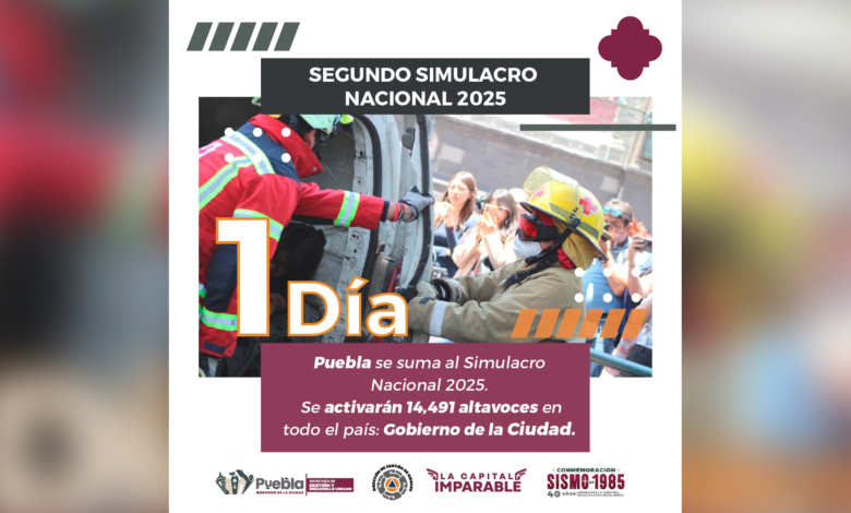 Con el 2º Simulacro Nacional 2025 se activarán más de 14 mil altavoces en el país; Gobierno de la Ciudad invita a participar