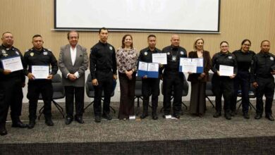 El Congreso de Puebla rinde homenaje a la unidad canina de la SSP por su labor en seguridad y prevención