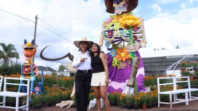 Ariadna Ayala, presidenta de Atlixco, impulsa el arte y la tradición en el Valle de Catrinas 2025