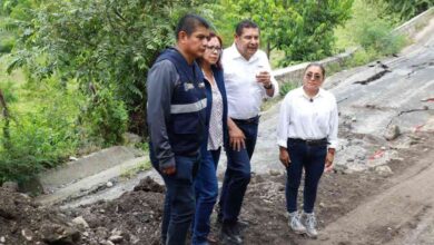Armenta y federación reabren caminos en Pantepec y prometen _acompañamiento permanente_ de Sheinbaum a damnificados