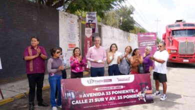Arranca Pepe Chedraui rehabilitación vial en avenida 33 Poniente