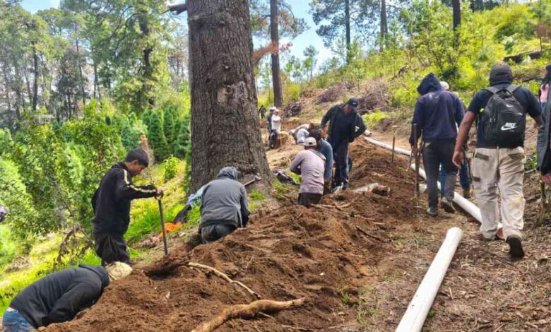 Avance del 80% en Tlahuapan; obra comunitaria llevará agua potable a 25 mil habitantes tras décadas de espera