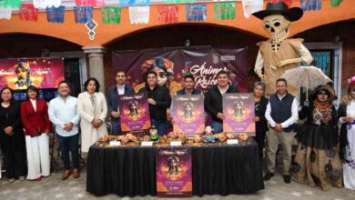 Catrinas monumentales y tradición, Cuautlancingo presenta el festival _Ánimas y Raíces 2025_