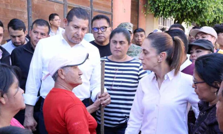 Cobija y atiende la Presidenta Sheinbaum a damnificados en Huauchinango_ No vamos a dejar desamparados a nadie