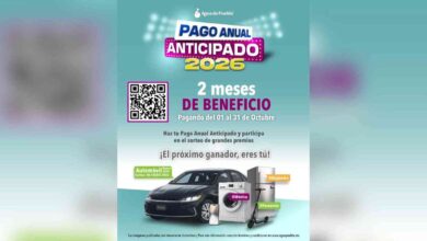Con 2 meses de beneficio, la rifa de un auto y 60 premios más, Agua de Puebla arranca su “Pago Anual Anticipado 2026”