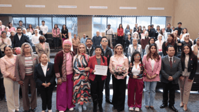 Con un llamado a la unidad y prevención, Congreso de Puebla se viste de rosa para combatir el cáncer de mama