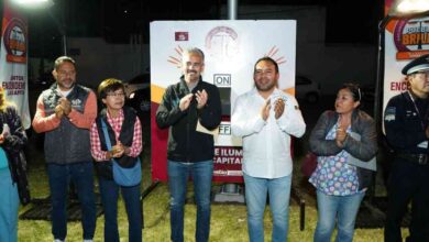 Enciende Gobierno de Pepe Chedraui luminarias modernizadas en colonia S.N.T.E con Puebla Brilla