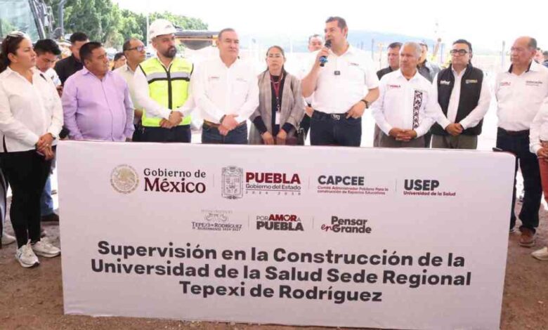 Expansión educativa histórica; Puebla construirá cinco nuevos Campus de la Universidad de la Salud