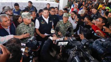 Lluvias dejan 10 fallecidos y 30 mil afectados en Puebla; Armenta coordina rescate con Sheinbaum y fuerzas armadas