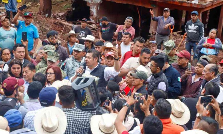 “No están solos”_ gobernador Armenta y autoridades federales refuerzan búsqueda y auxilio en Naupan tras pérdidas humanas