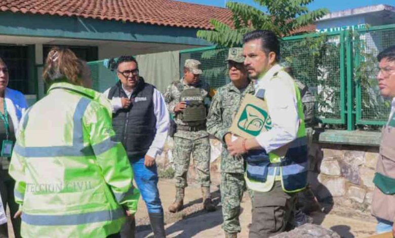 Rehabilitación urgente; IMSS y Gobierno de Puebla aceleran la limpieza del Hospital de La Ceiba tras severas lluvias