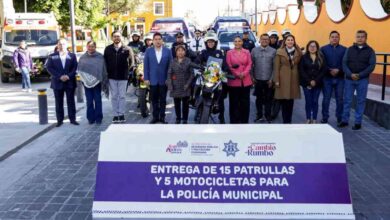 San Andrés Cholula adquiere 15 patrullas y 5 motocicletas de última generación con inversión FORTASEG