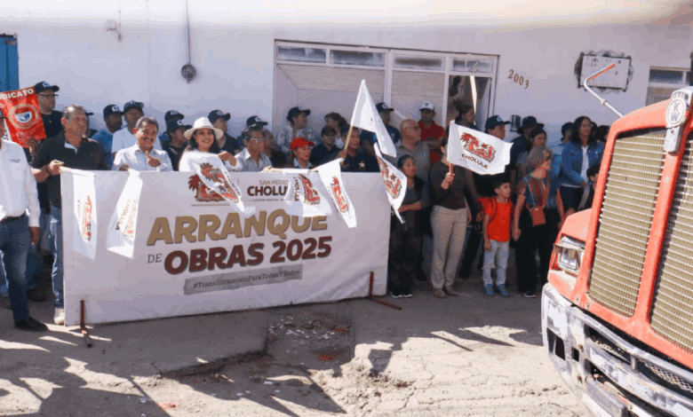“Seguiremos dignificando las vialidades de todo San Pedro Cholula”_ Tonantzin Fernández