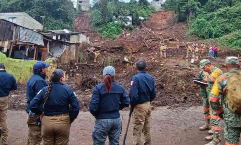 Sierra Norte en crisis. Seis desaparecidos tras deslaves en Huauchinango y Naupan; confirman 13 muertes