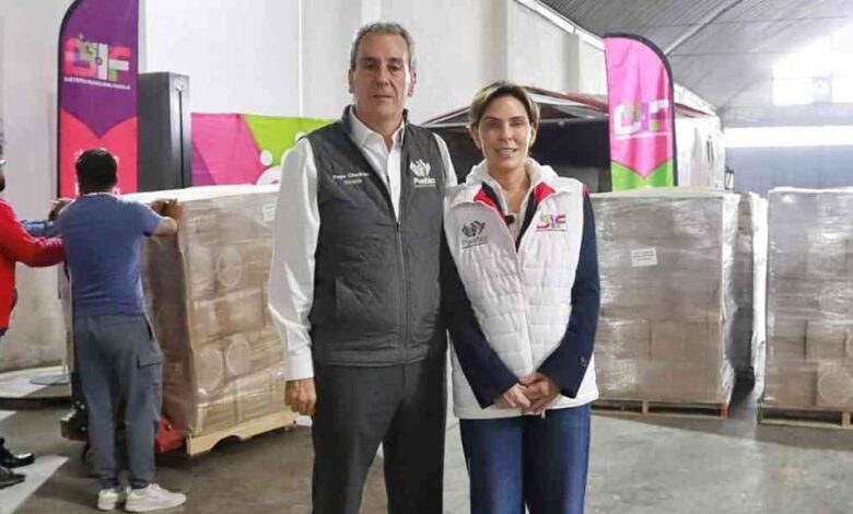 Solidaridad Capitalina, Ayuntamiento de Puebla envía 2 mil despensas a damnificados por lluvias en la Sierra