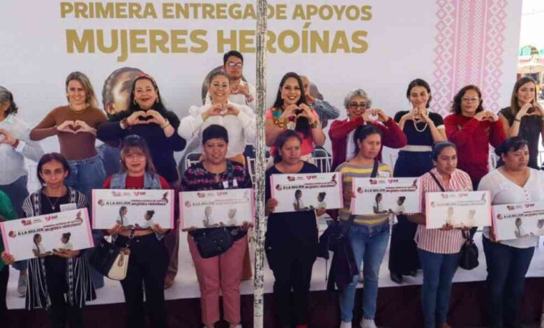 Tonantzin Fernández impulsa el programa “Mujeres Heroínas” en San Pedro Cholula