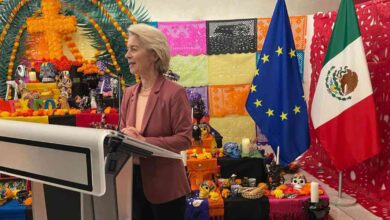 ¡VIVA MÉXICO!, ¡VIVA LA VIDA!_ PRESIDENTA DE LA UNIÓN EUROPEA INAUGURA ALTAR DE MUERTOS