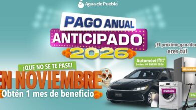 Agua de Puebla ahorros noviembre