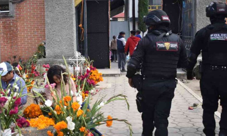 Saldo blanco en San Pedro Cholula durante las festividades del Día de Muertos