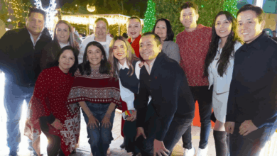 Texmelucan enciende su Árbol de Navidad para recibir la época