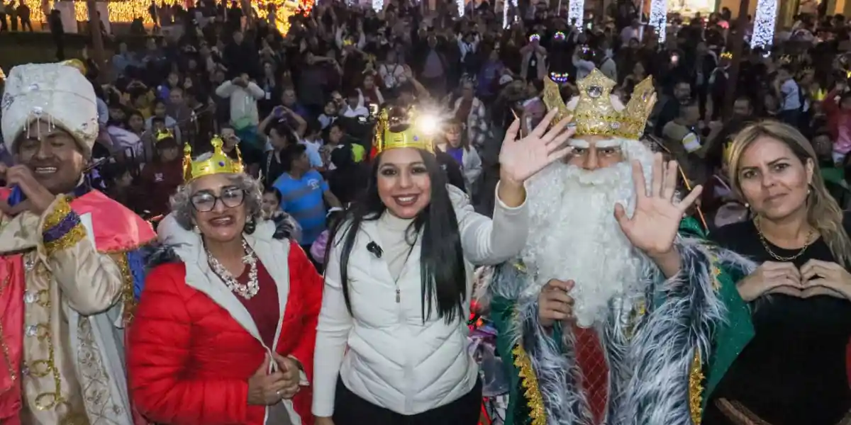 Tonantzin Fernández encabeza entrega de más de 30 mil juguetes en San Pedro Cholula