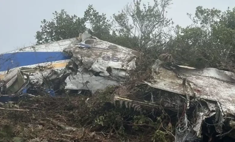 se estrella avión en Colombia