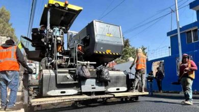 Pepe CHedraui tren de pavimentación