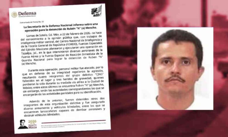 el mencho muerte comunicado