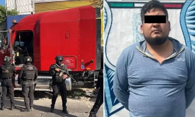 rescate de un conductor en las inmediaciones de la Central de Abasto