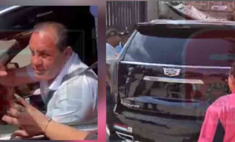 Cuauhtémoc blanco camioneta estadio banorte