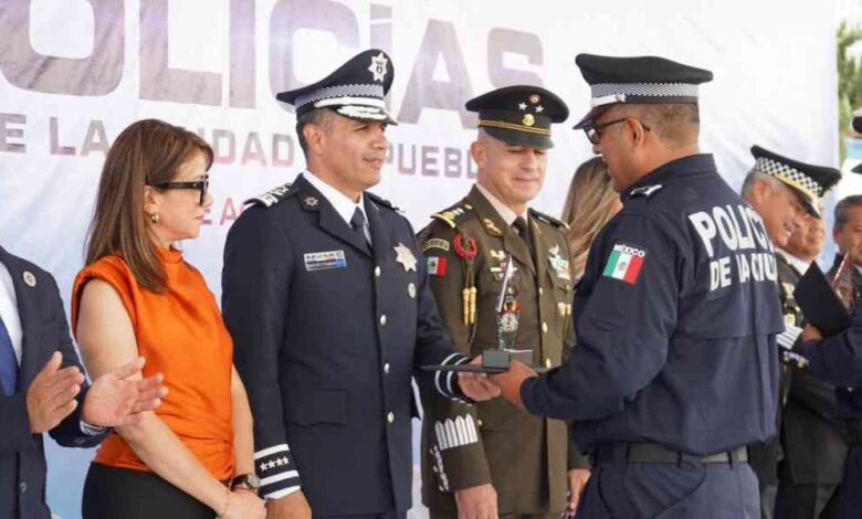 policías de Puebla
